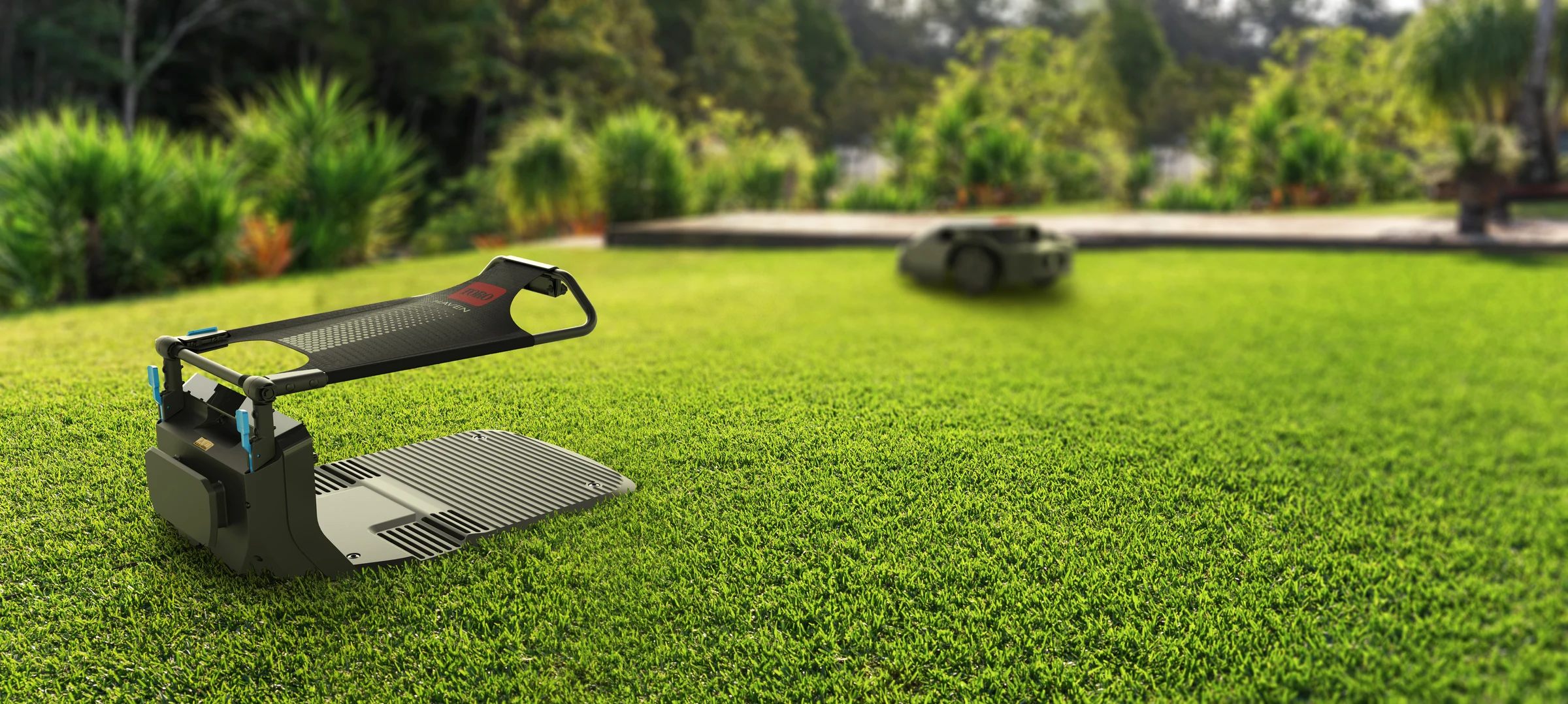 Haven Charging Base — overview with canopy deployed